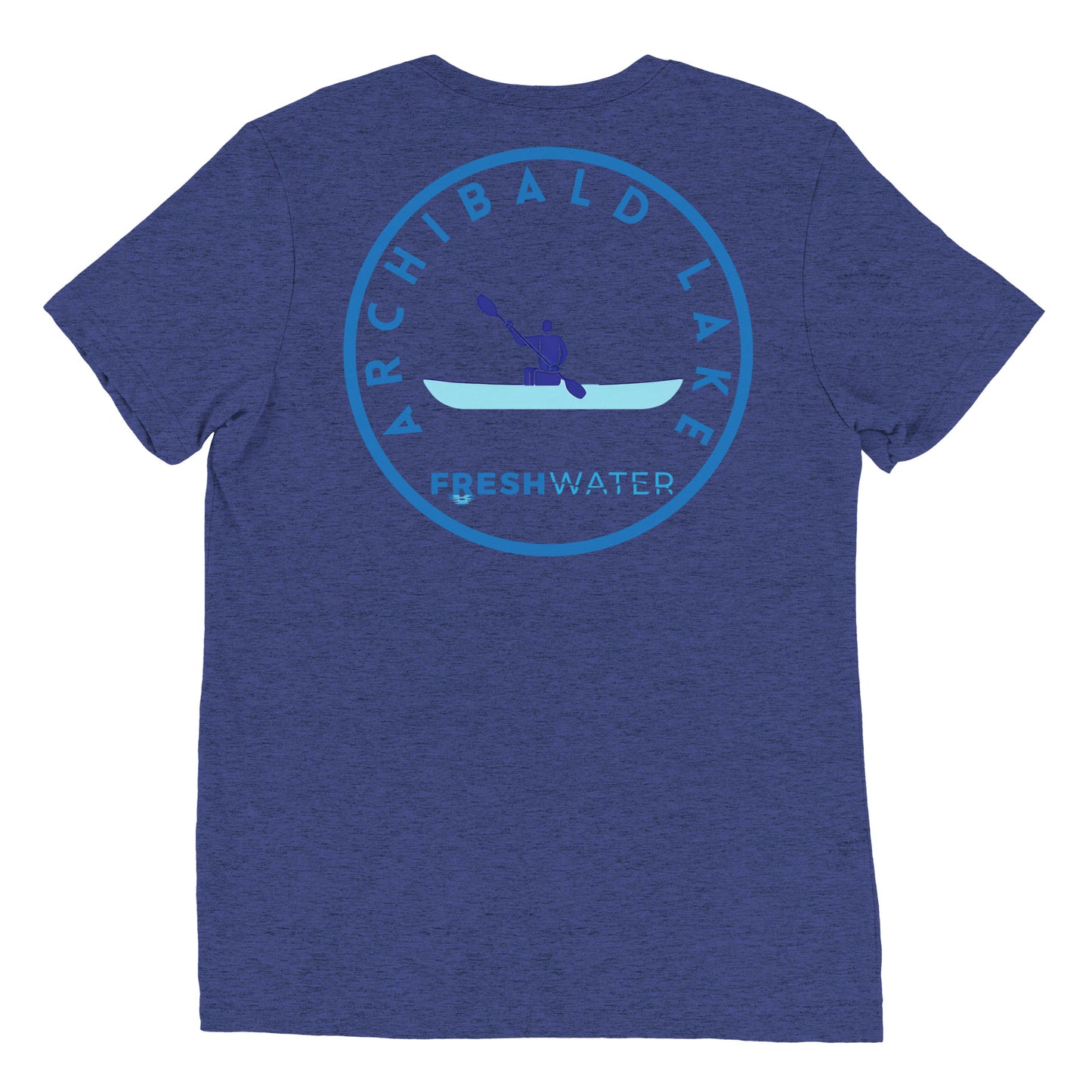 Archibald Lake Wisconsin Freshwater Kayak FB Short sleeve t-shirt