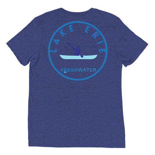 Lake Erie Great Lakes Freshwater Kayak Short sleeve t-shirt