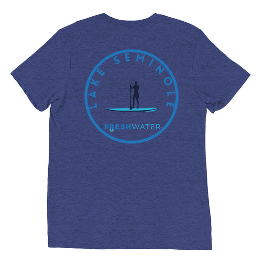 Lake Seminole Florida Georgia Alabama Freshwater Paddle Short sleeve t-shirt