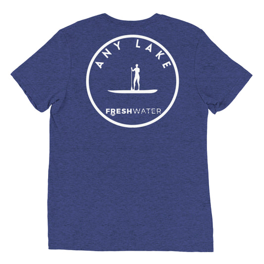Freshwater Paddle BW Custom Short sleeve t-shirt