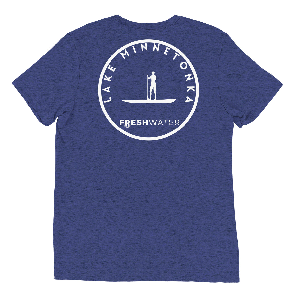 Lake Minnetonka Minnesota Freshwater Paddle BW Short sleeve t-shirt