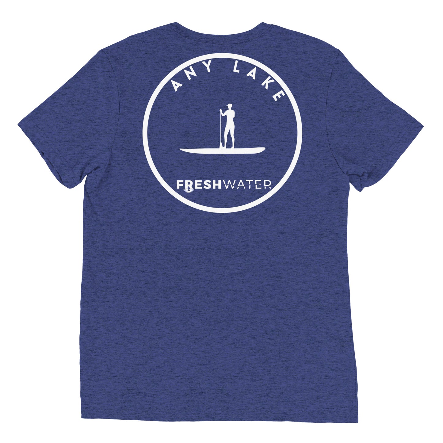 Custom Freshwater Paddle BW Short sleeve t-shirt