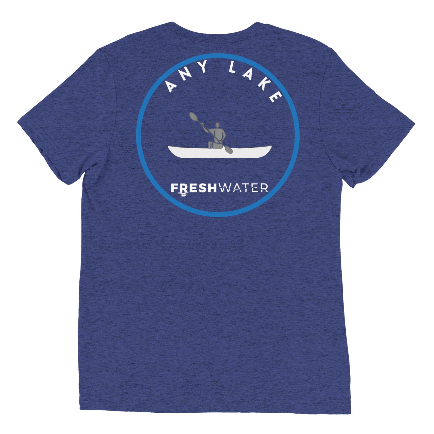 Custom Freshwater Kayak BW Short sleeve t-shirt
