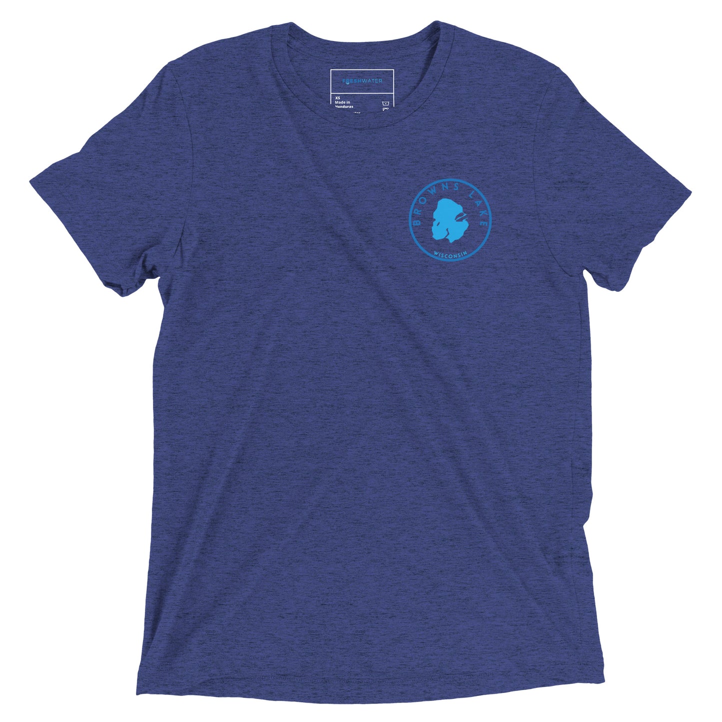 Browns Lake Wisconsin Freshwater Paddle Short sleeve t-shirt
