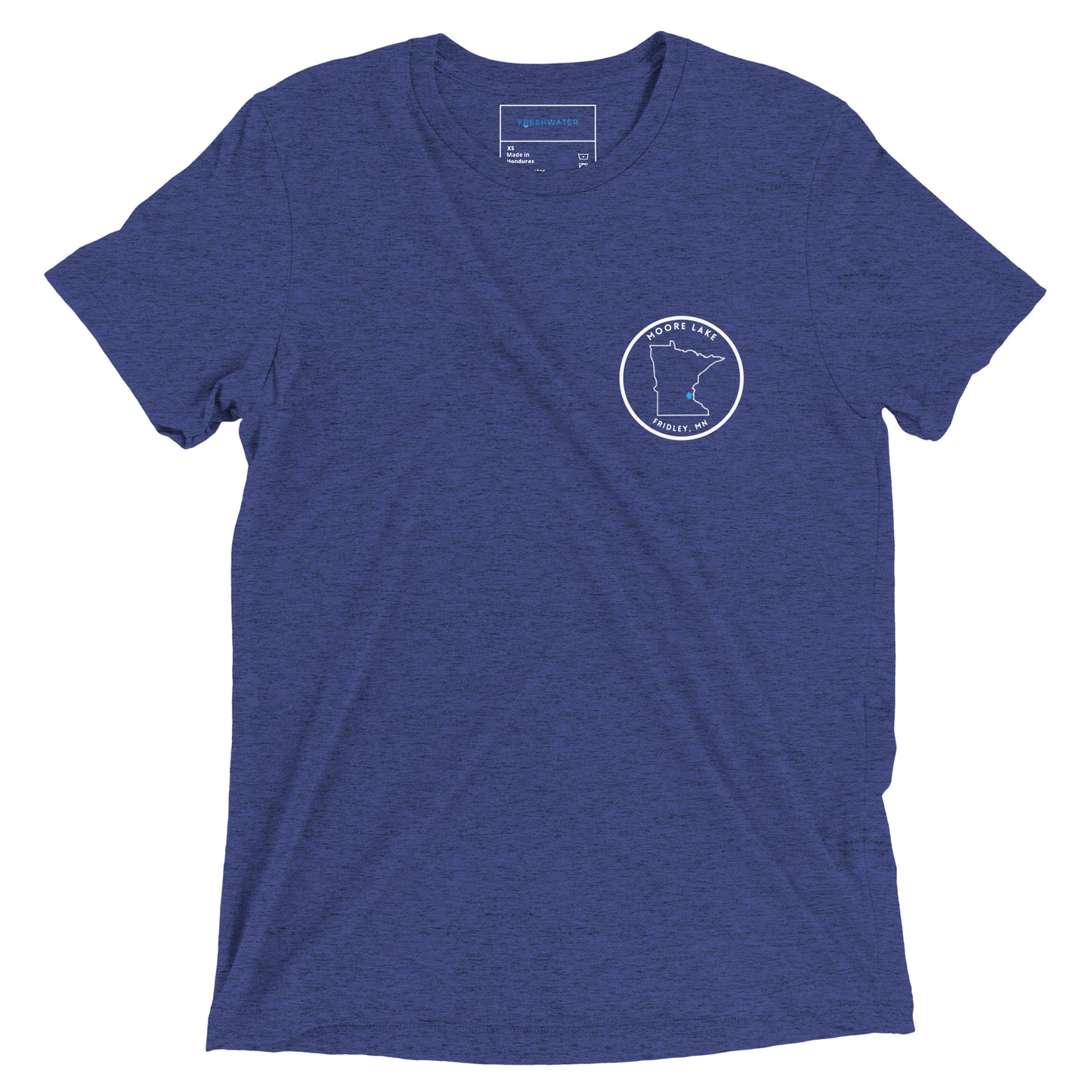 Moore Lake Minnesota Freshwater SO WB FB Short sleeve t-shirt