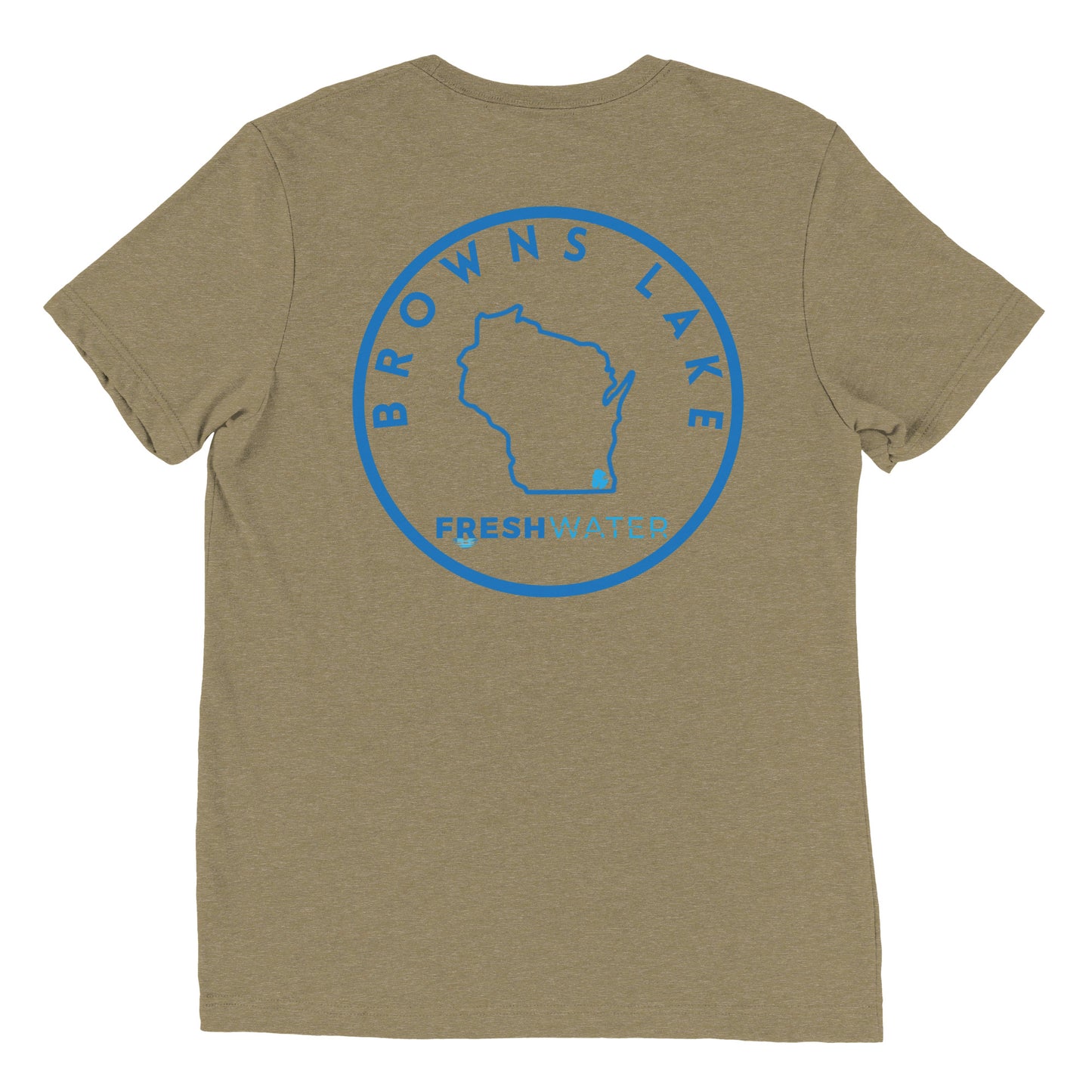 Browns Lake Wisconsin Freshwater SO Short sleeve t-shirt