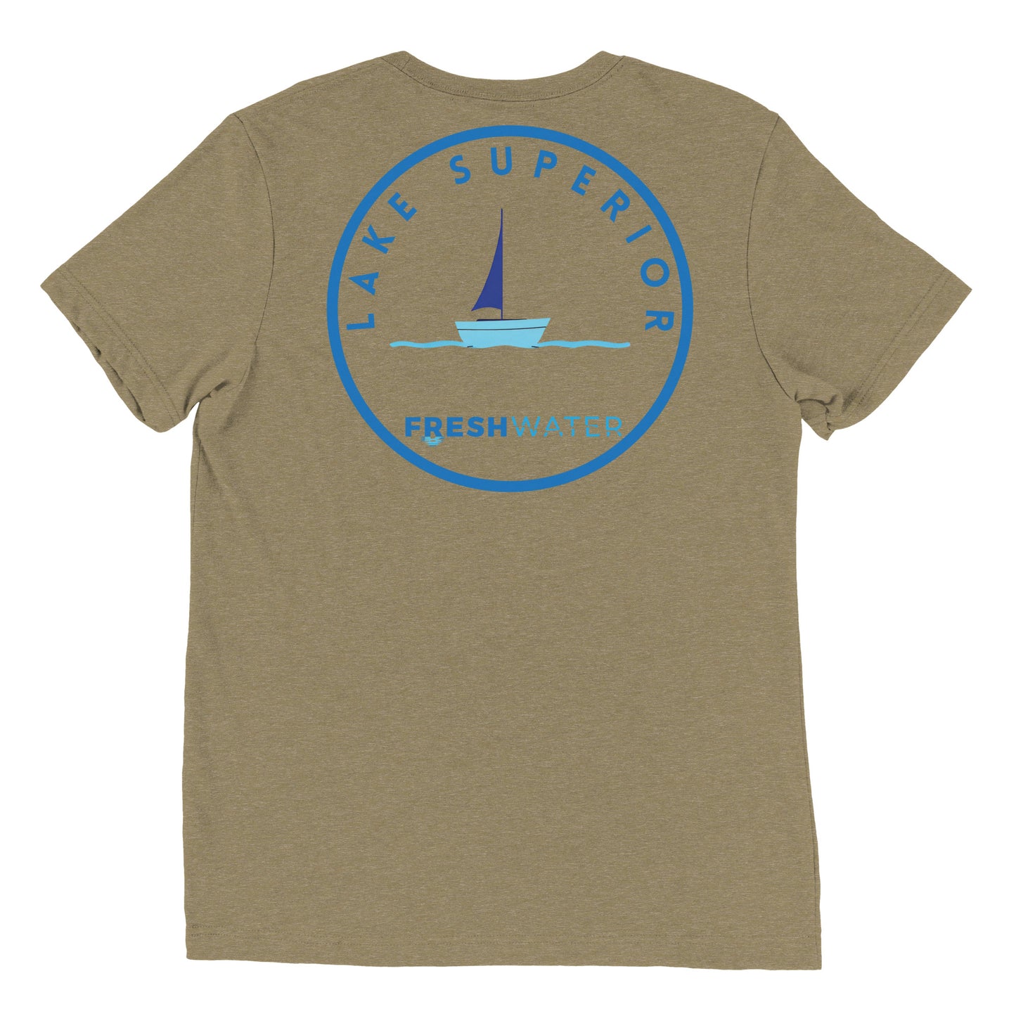 Lake Superior Freshwater Sailing Short sleeve t-shirt