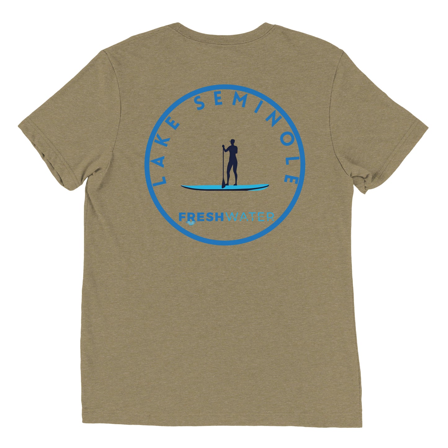 Lake Seminole Florida Georgia Alabama Freshwater Paddle Short sleeve t-shirt