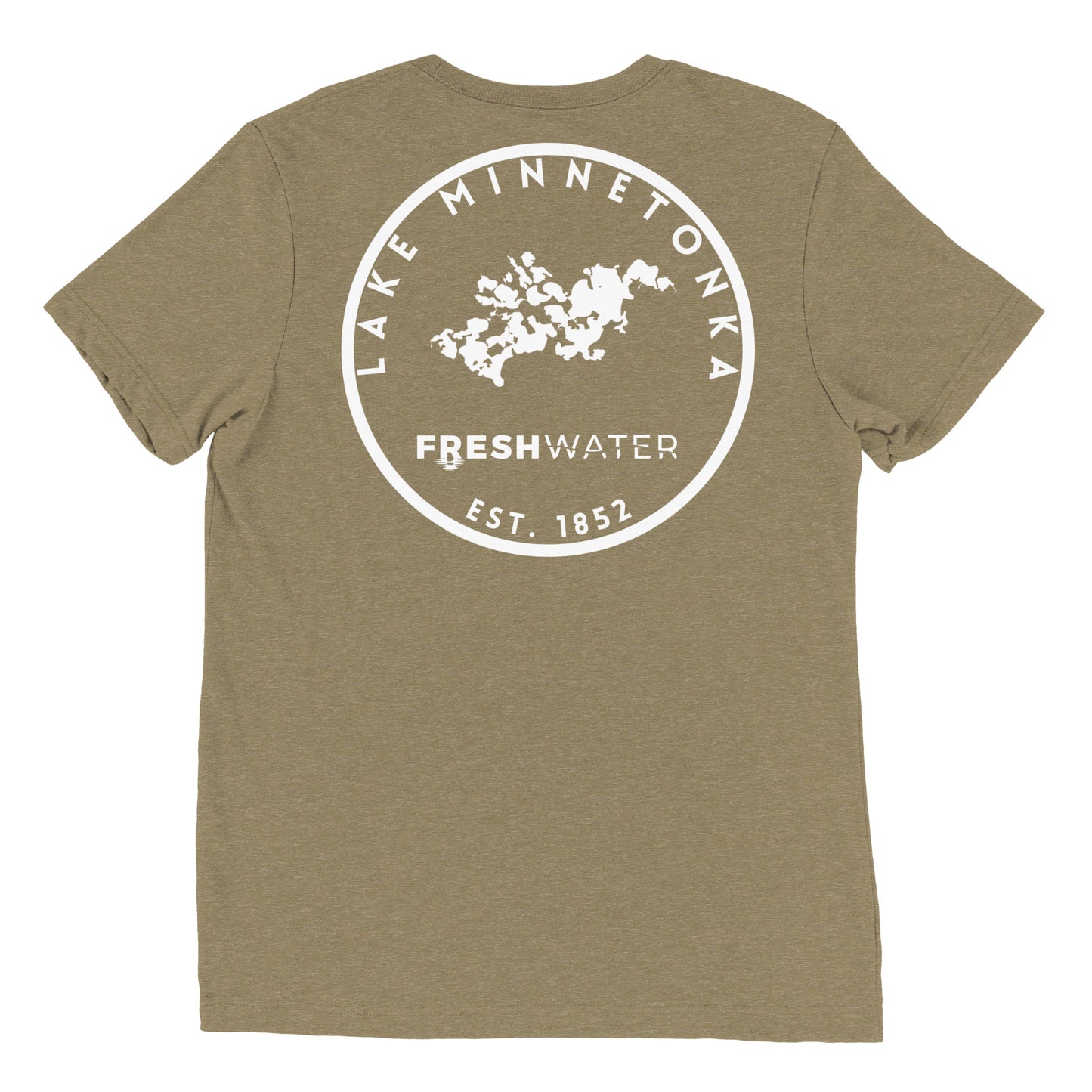 Lake Minnetonka Minnesota Freshwater LO BW Short sleeve t-shirt