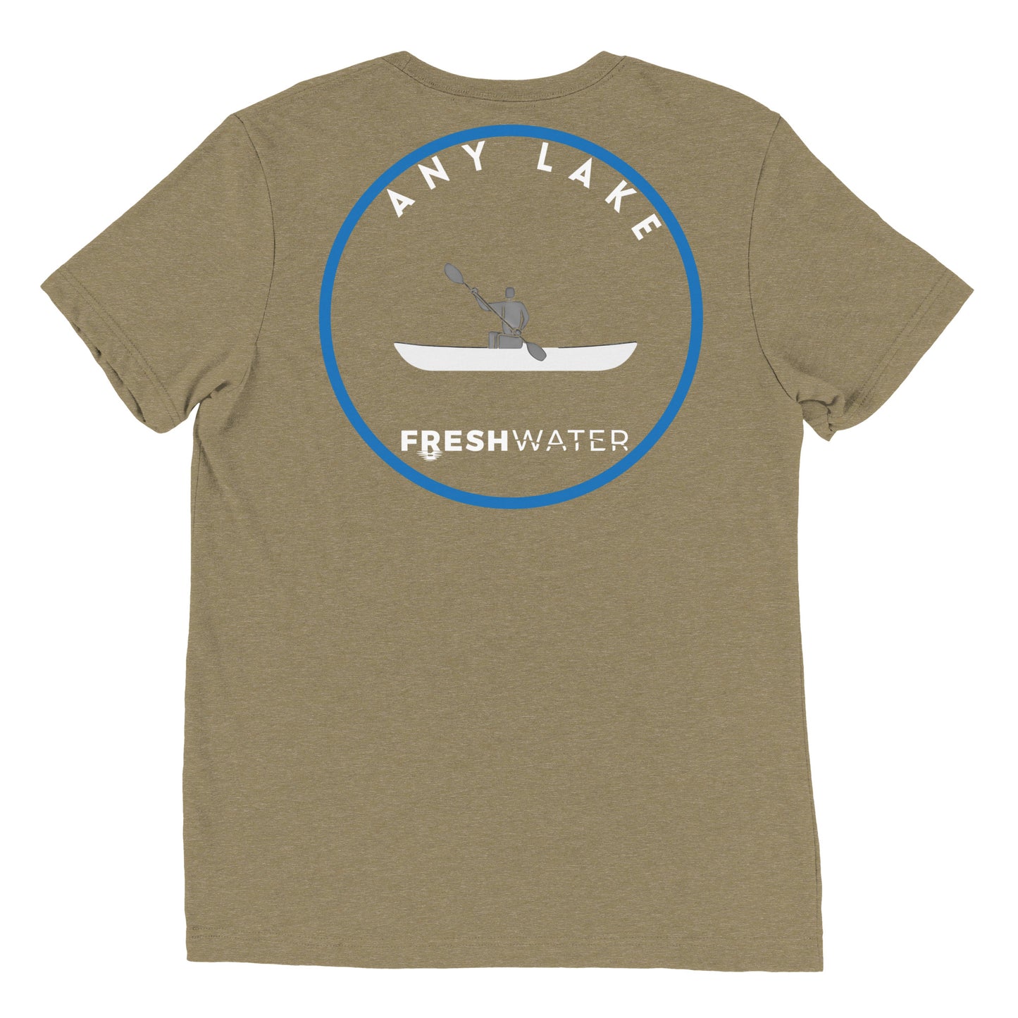 Custom Freshwater Kayak BW Short sleeve t-shirt