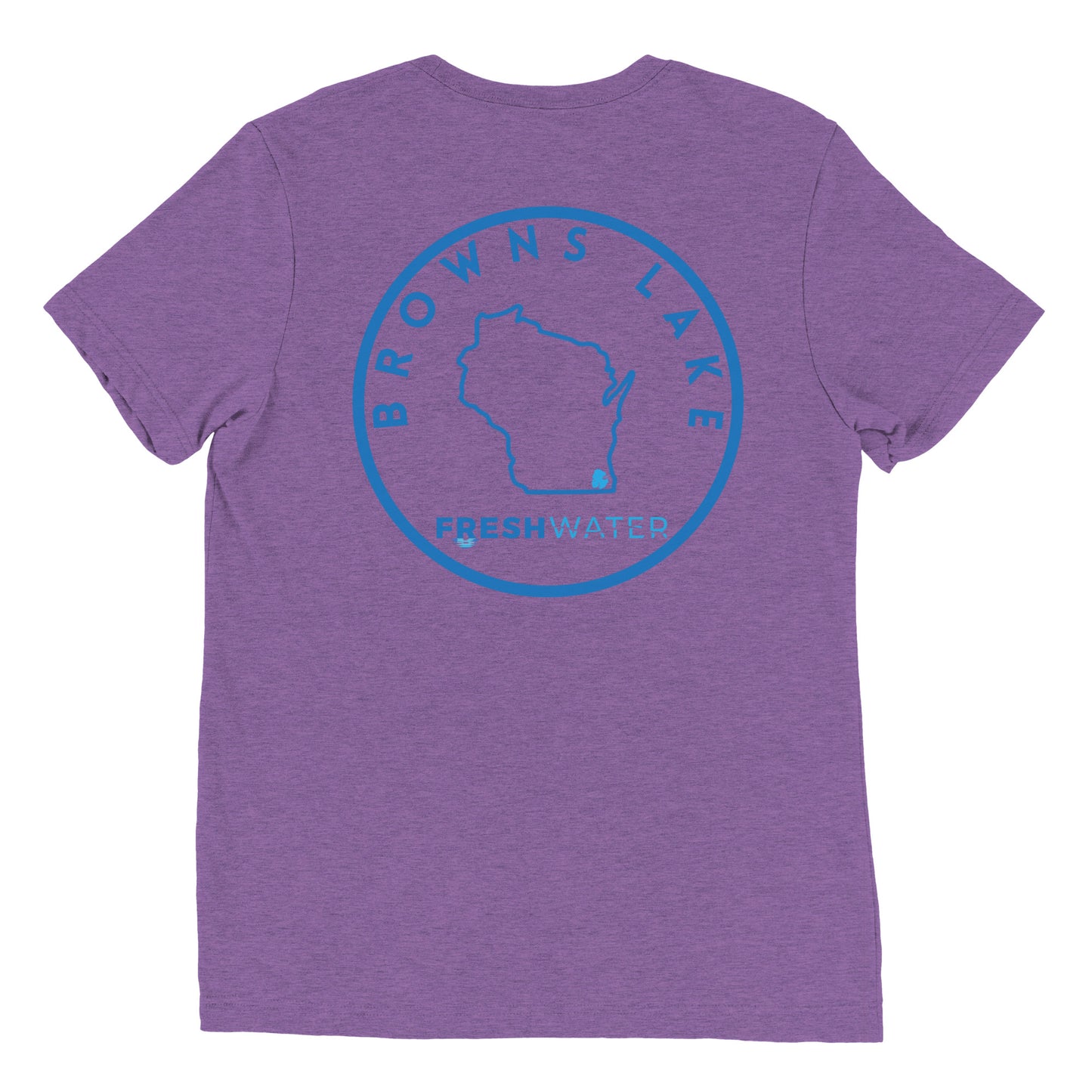 Browns Lake Wisconsin Freshwater SO Short sleeve t-shirt