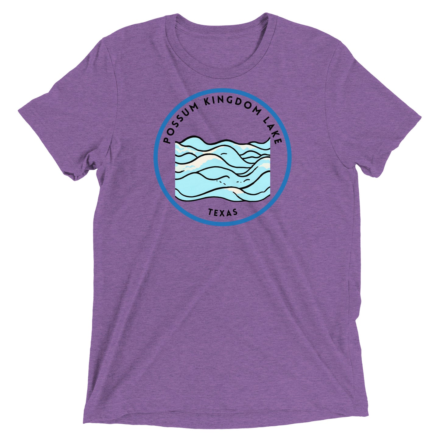 Possum Kingdom Lake Texas Freshwater Waves Short sleeve t-shirt