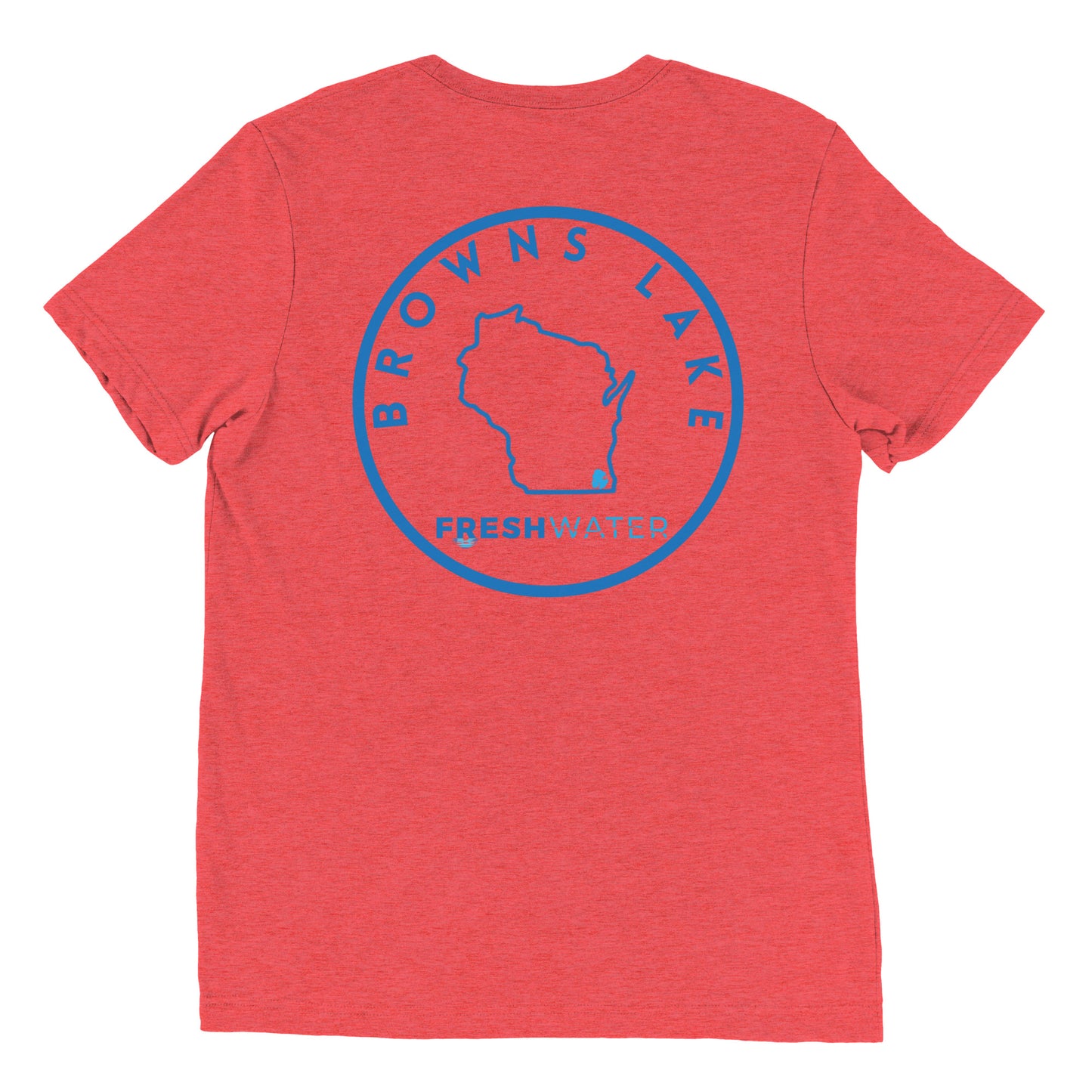 Browns Lake Wisconsin Freshwater SO Short sleeve t-shirt