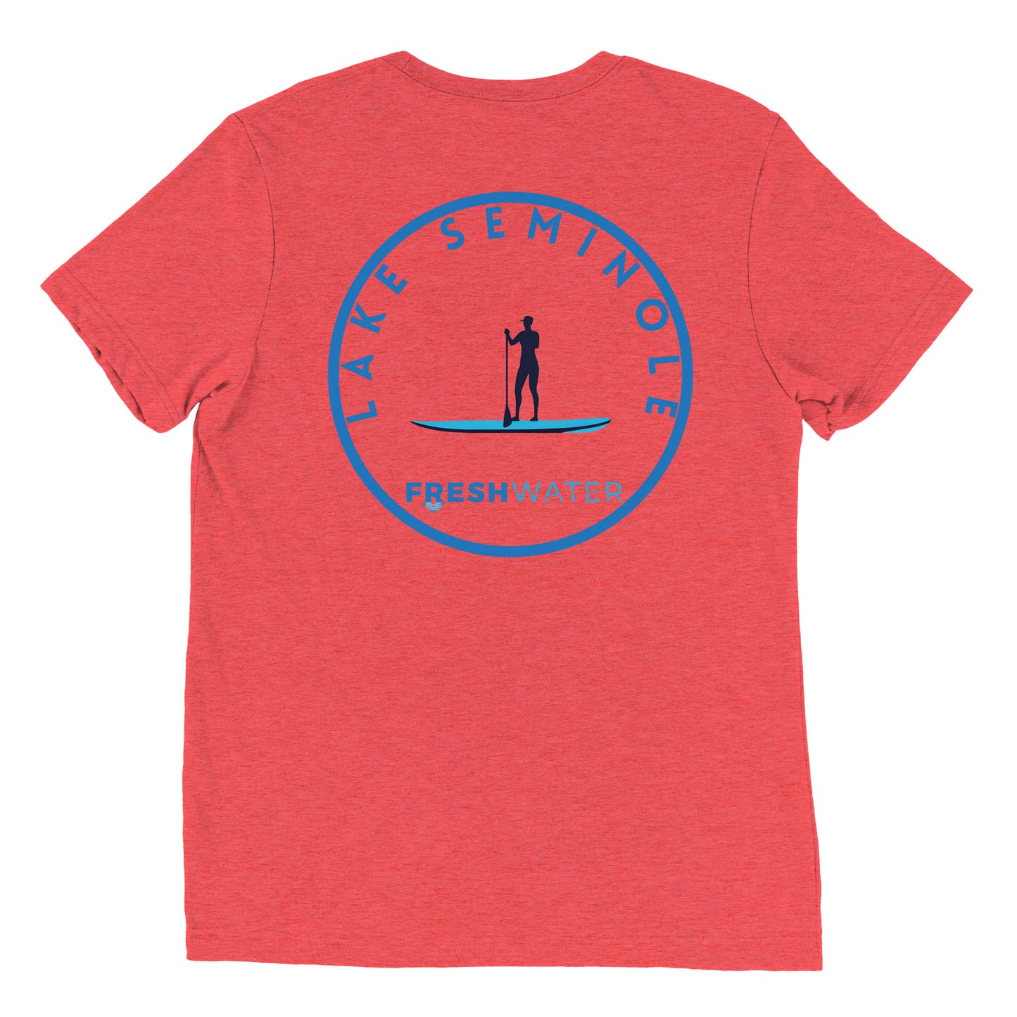 Lake Seminole Florida Georgia Alabama Freshwater Paddle Short sleeve t-shirt
