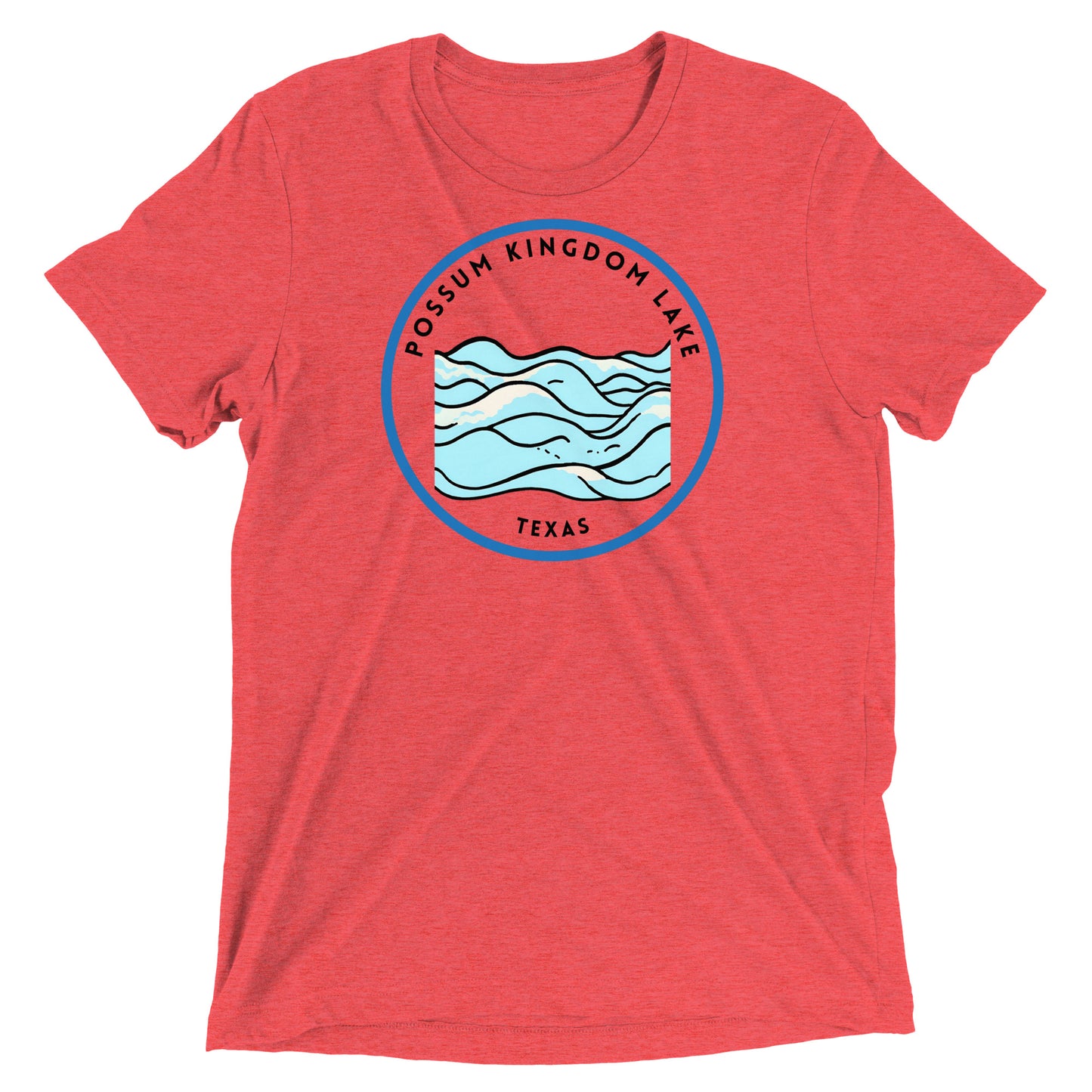 Possum Kingdom Lake Texas Freshwater Waves Short sleeve t-shirt