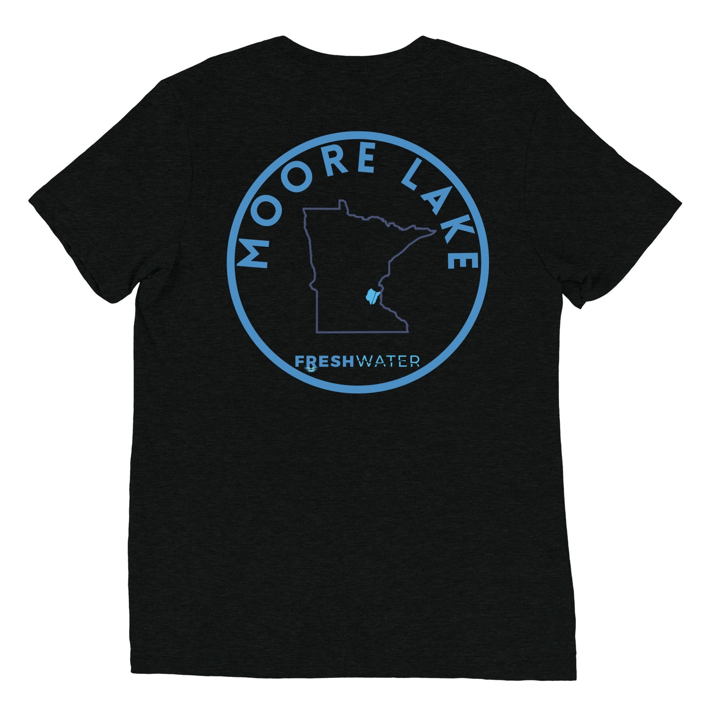 Moore Lake Minnesota Freshwater FB SO Short sleeve t-shirt