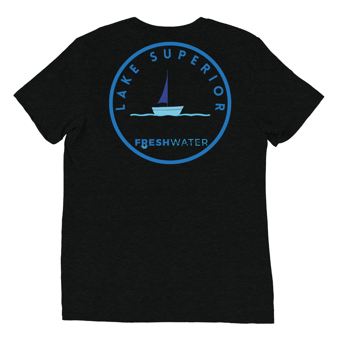 Lake Superior Freshwater Sailing Short sleeve t-shirt
