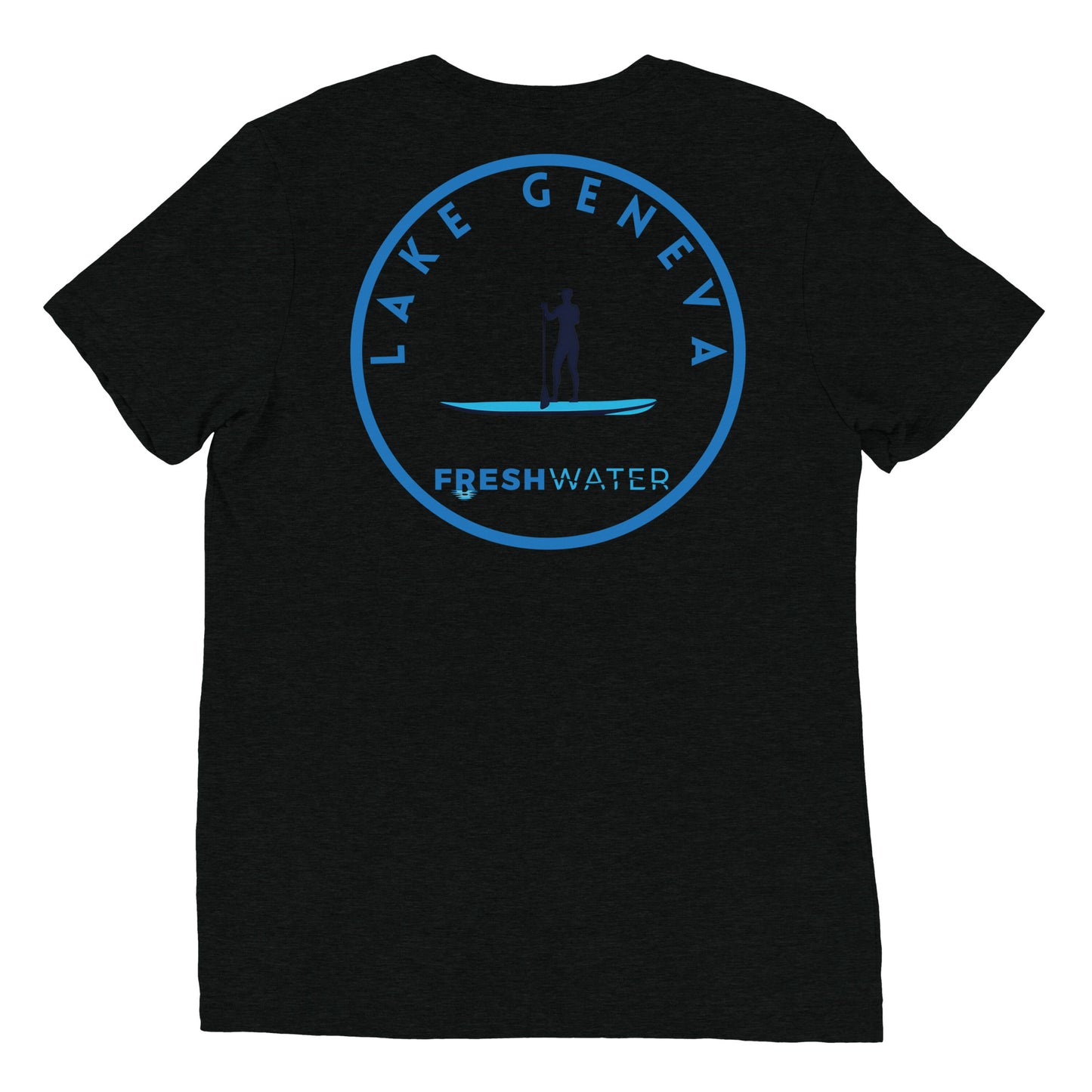Lake Geneva Wisconsin Freshwater Paddle Short sleeve t-shirt