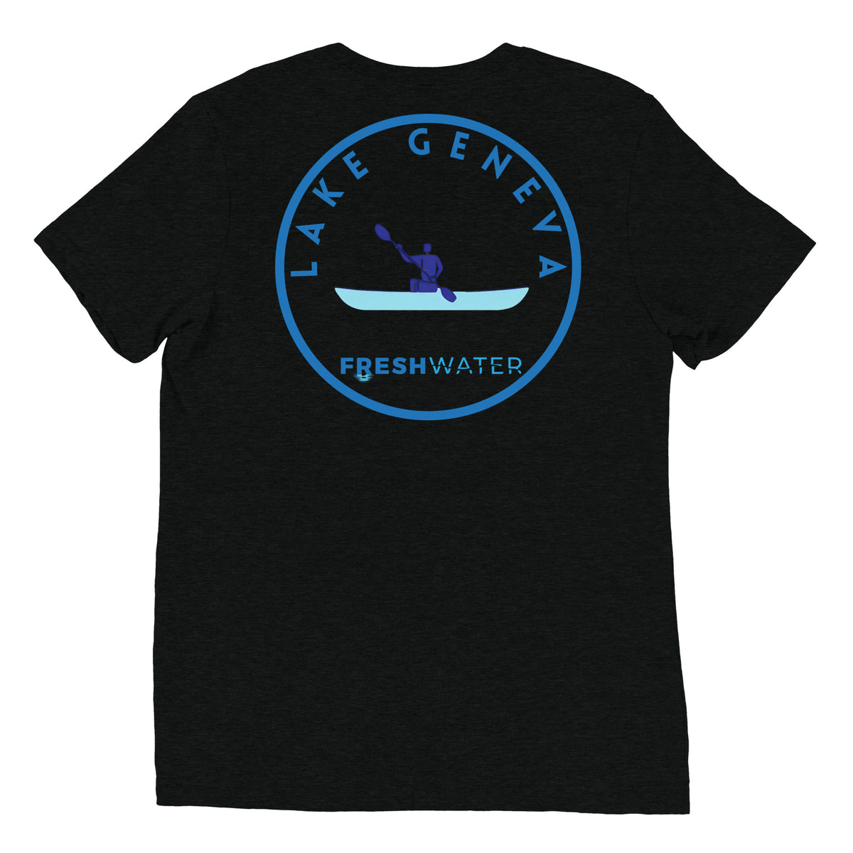 Lake Geneva Wisconsin Freshwater Kayak Short sleeve t-shirt