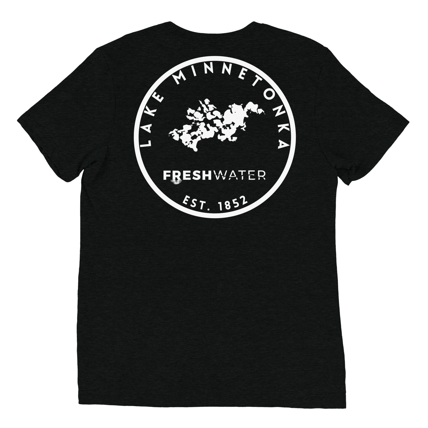 Lake Minnetonka Minnesota Freshwater LO BW Short sleeve t-shirt