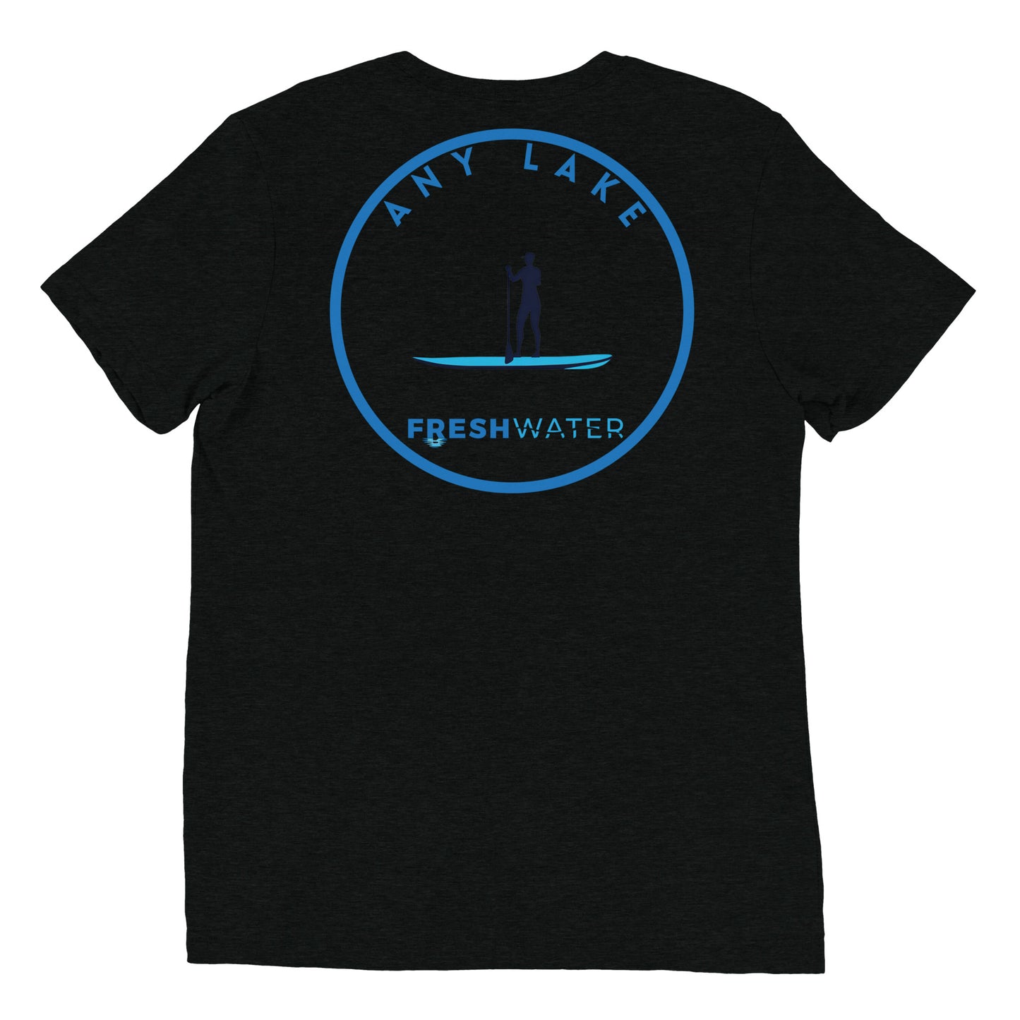 Custom Freshwater Paddle Blue Short sleeve t-shirt