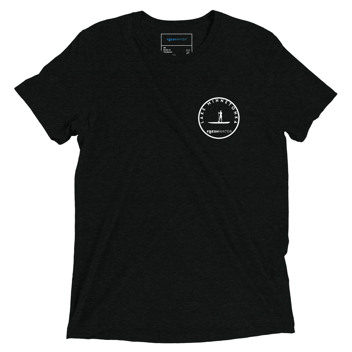 Lake Minnetonka Minnesota Freshwater Paddle BW Short sleeve t-shirt