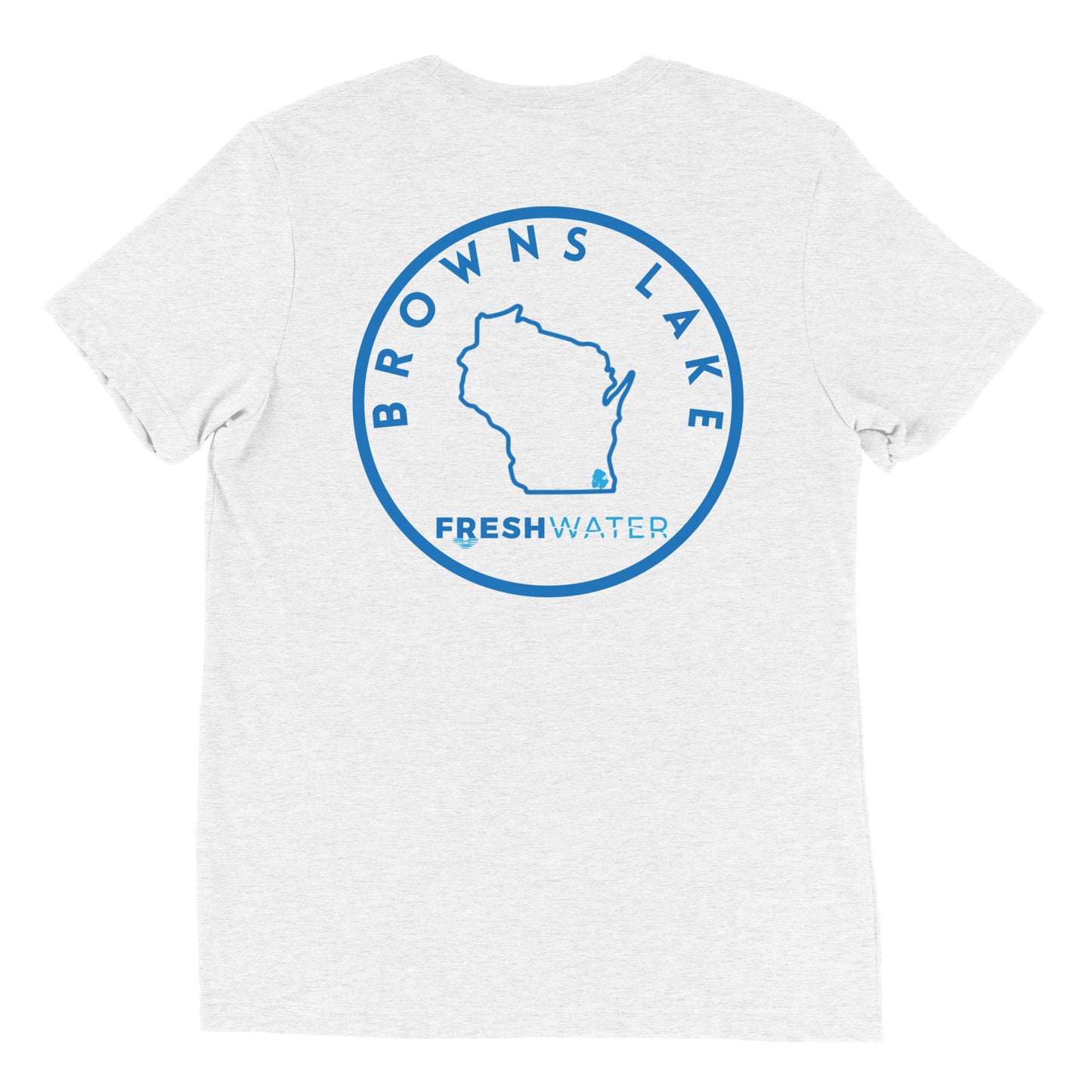 Browns Lake Wisconsin Freshwater SO Short sleeve t-shirt