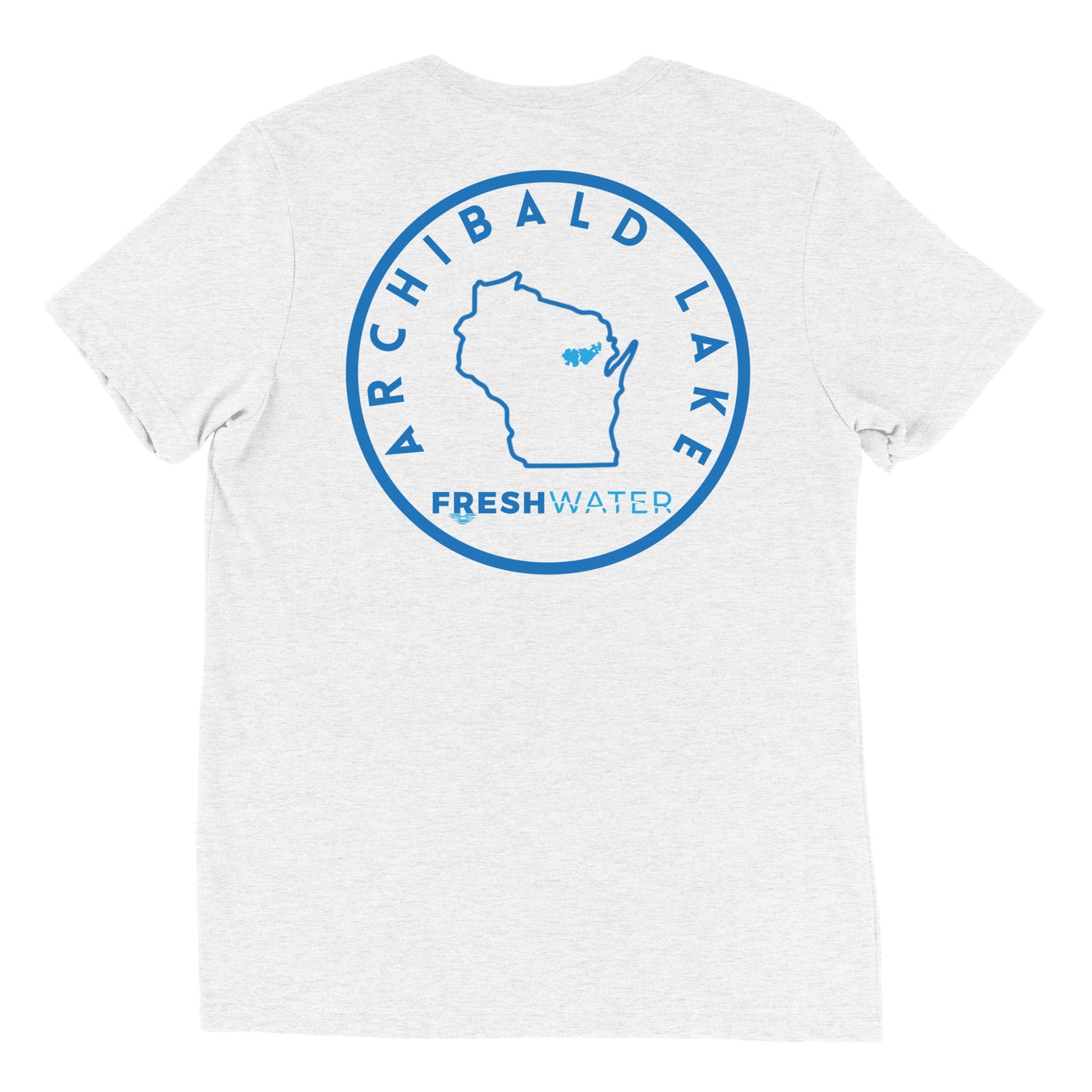 Archibald Lake Wisconsin Freshwater SO FB Short sleeve t-shirt