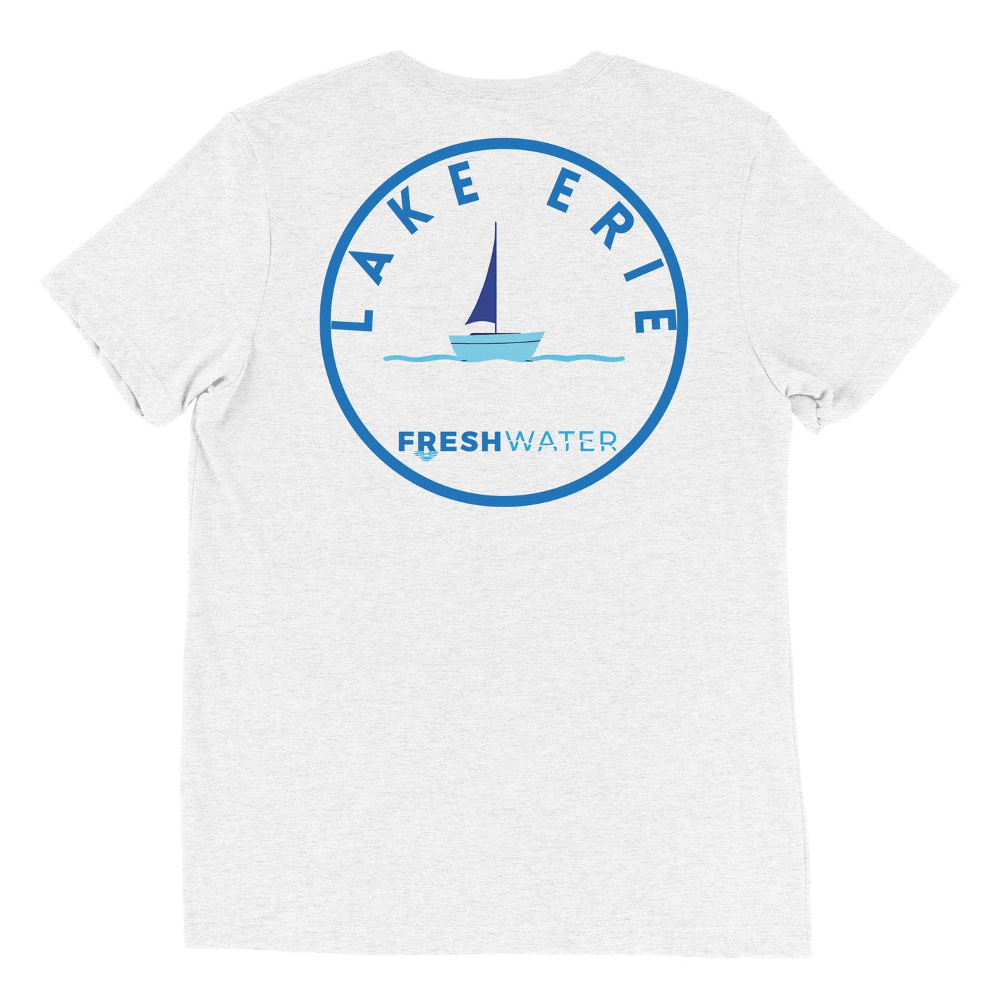 Lake Erie Great Lakes Freshwater Sailing Short sleeve t-shirt