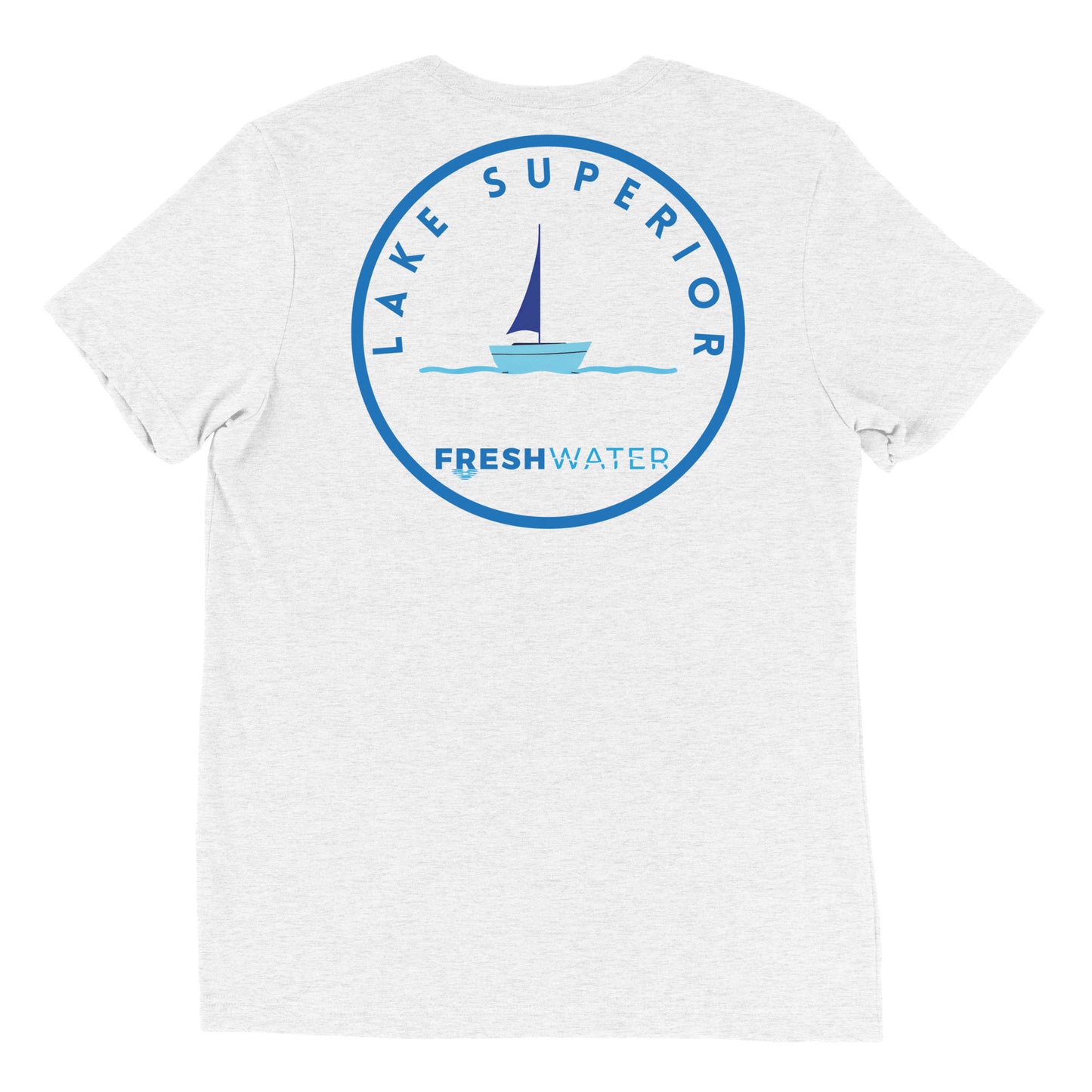 Lake Superior Freshwater Sailing Short sleeve t-shirt