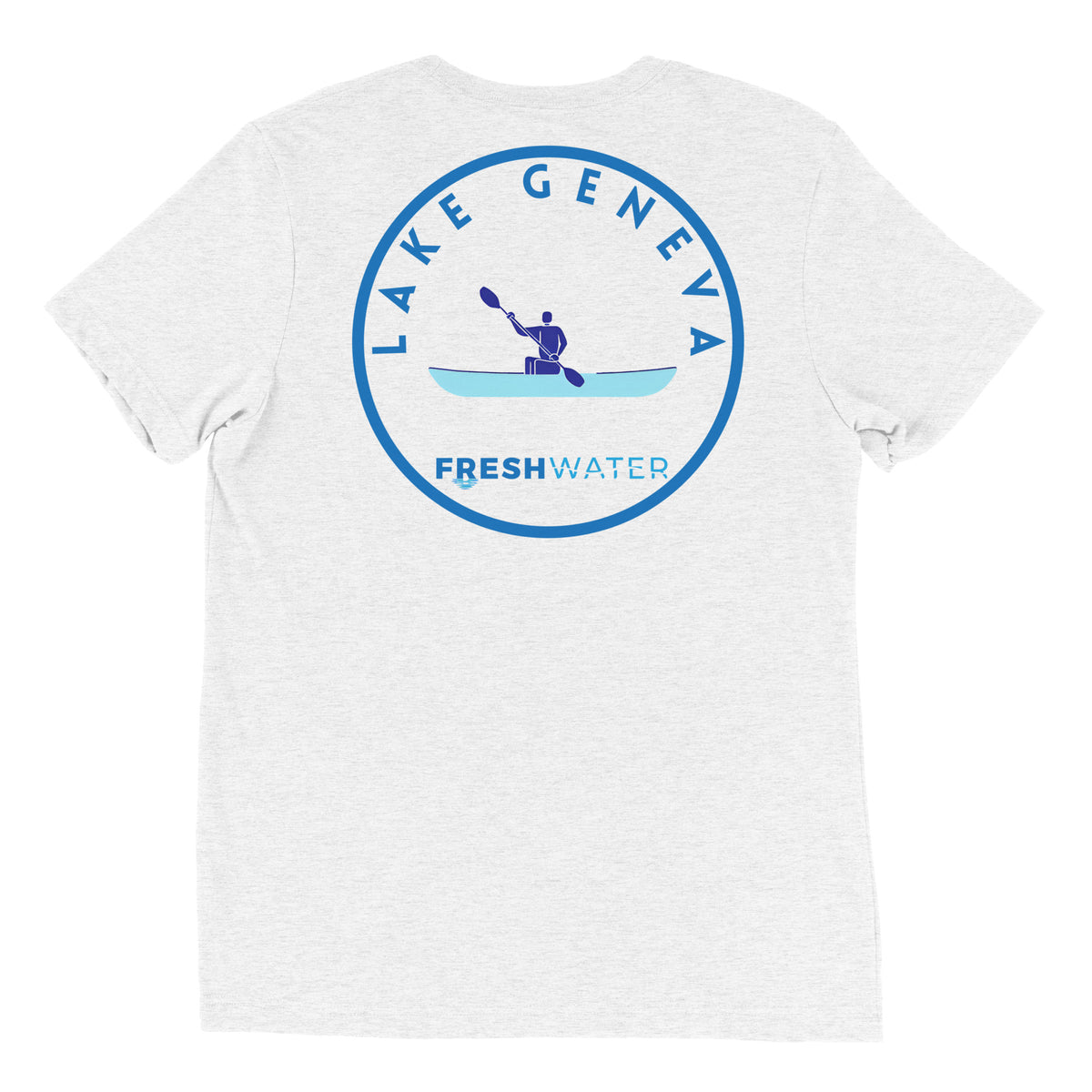 Lake Geneva Wisconsin Freshwater Kayak Short sleeve t-shirt