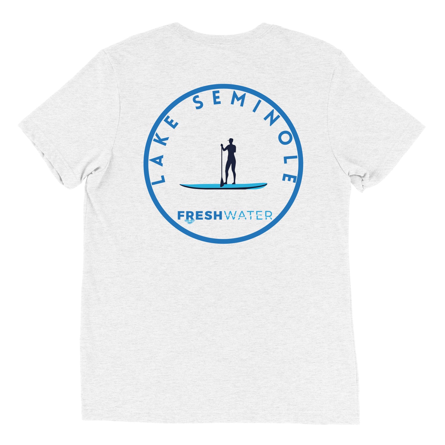 Lake Seminole Florida Georgia Alabama Freshwater Paddle Short sleeve t-shirt