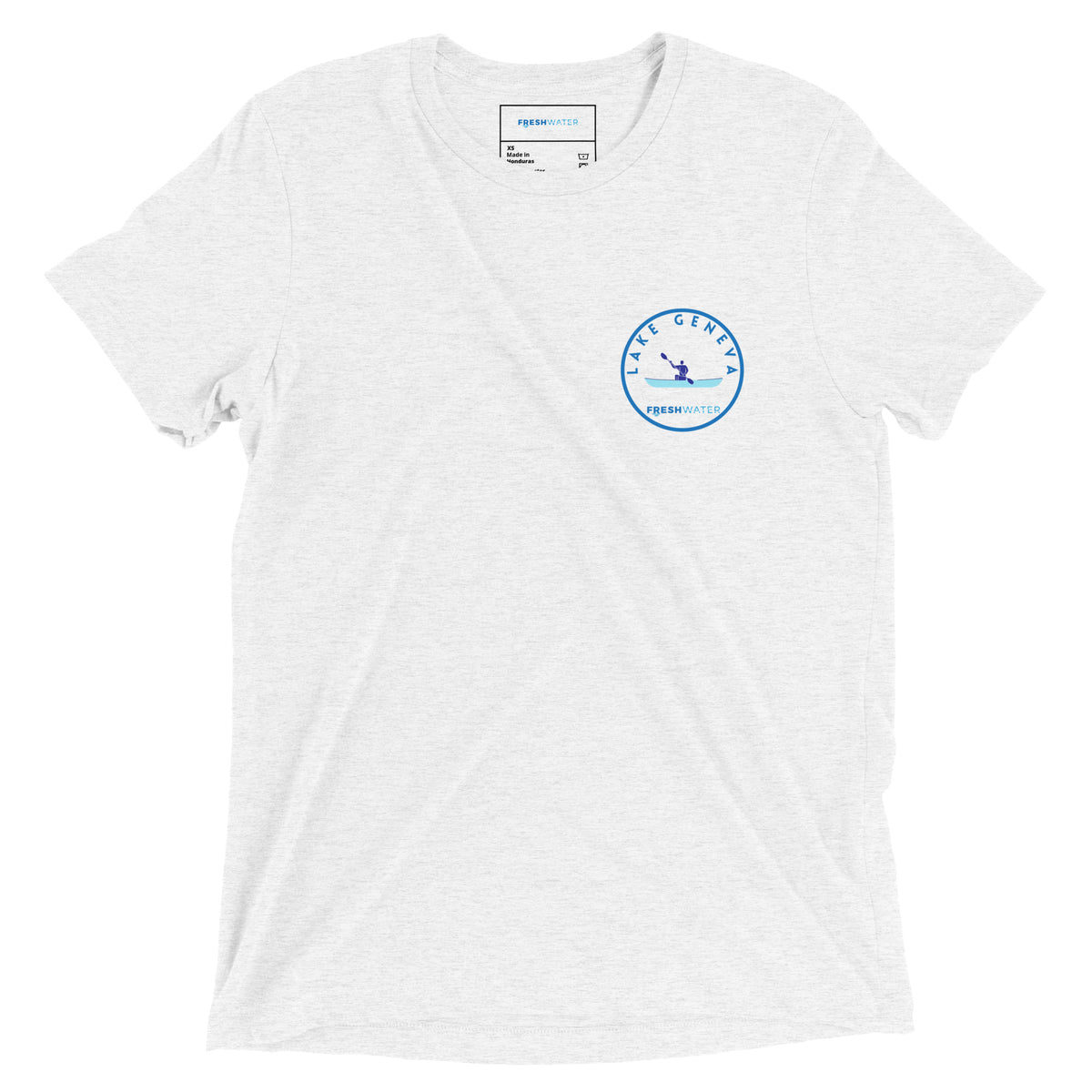 Lake Geneva Wisconsin Freshwater Kayak Short sleeve t-shirt