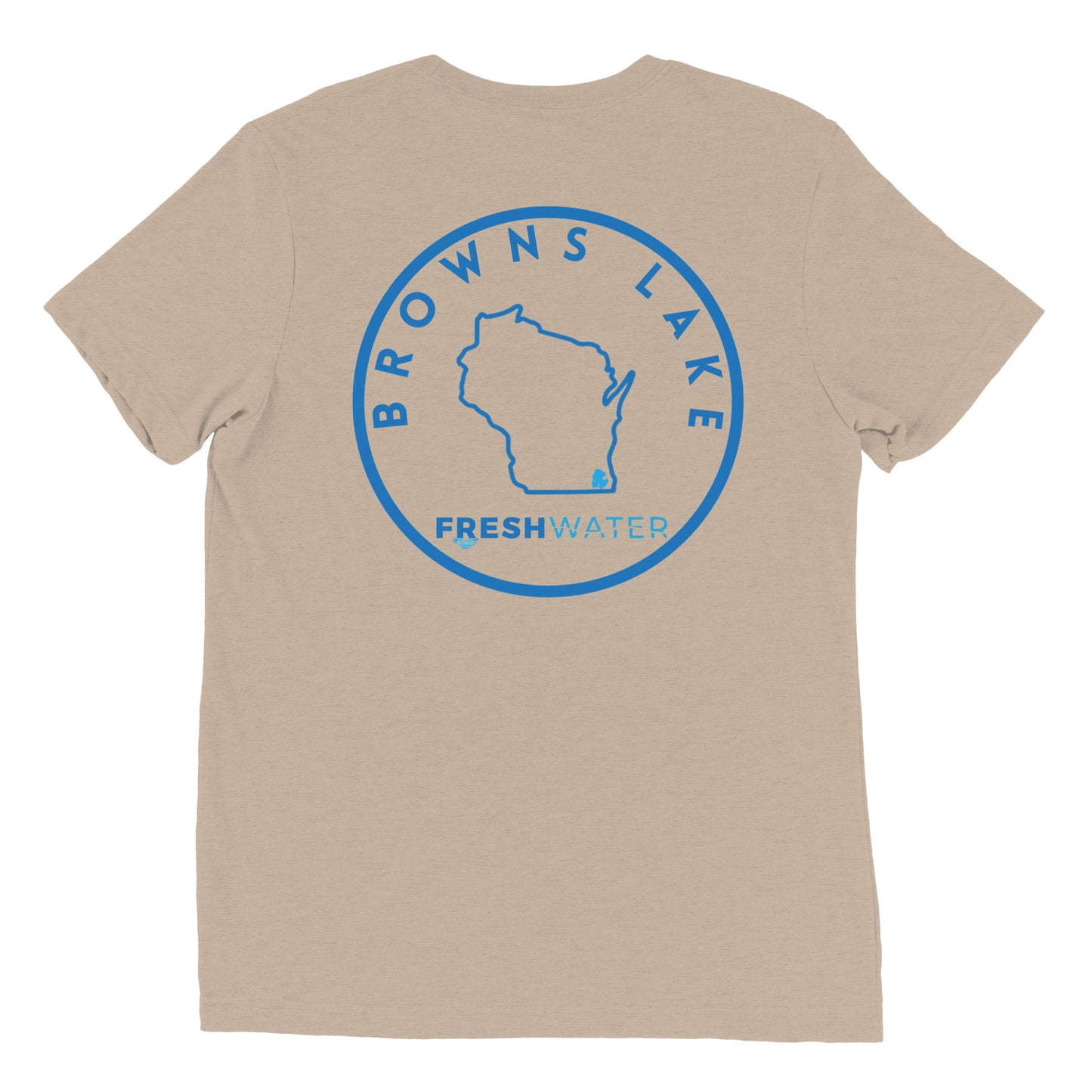 Browns Lake Wisconsin Freshwater SO Short sleeve t-shirt