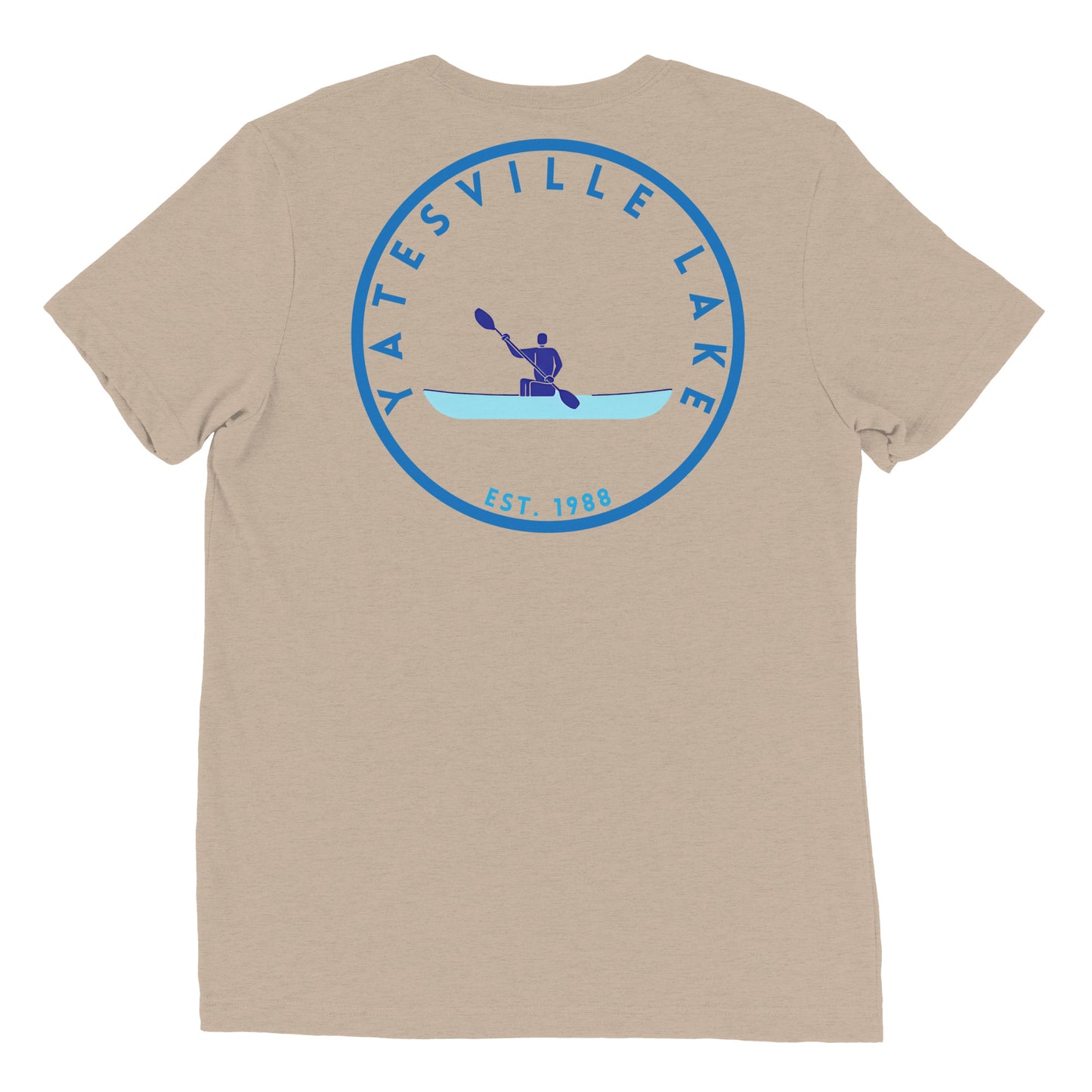 Yatesville Lake Kentucky Freshwater Kayak FB Short sleeve t-shirt