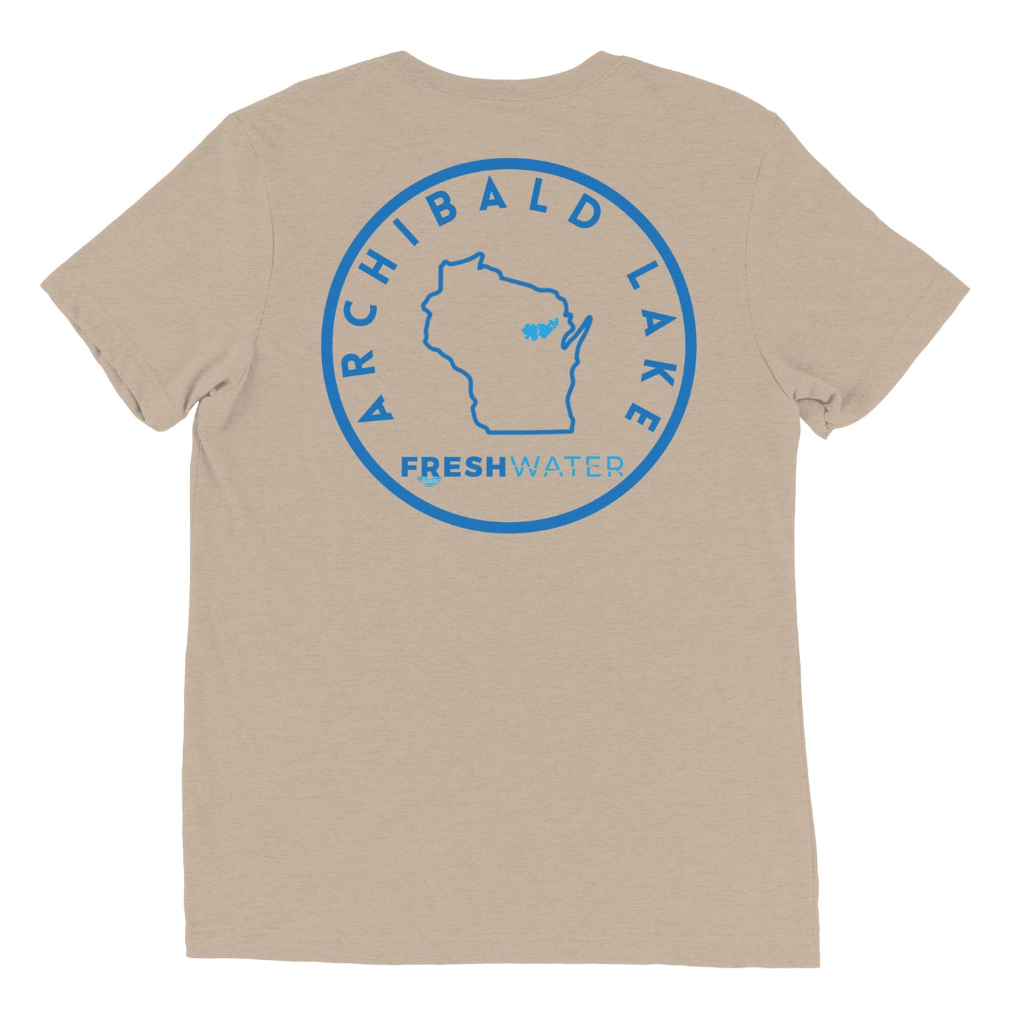 Archibald Lake Wisconsin Freshwater SO FB Short sleeve t-shirt