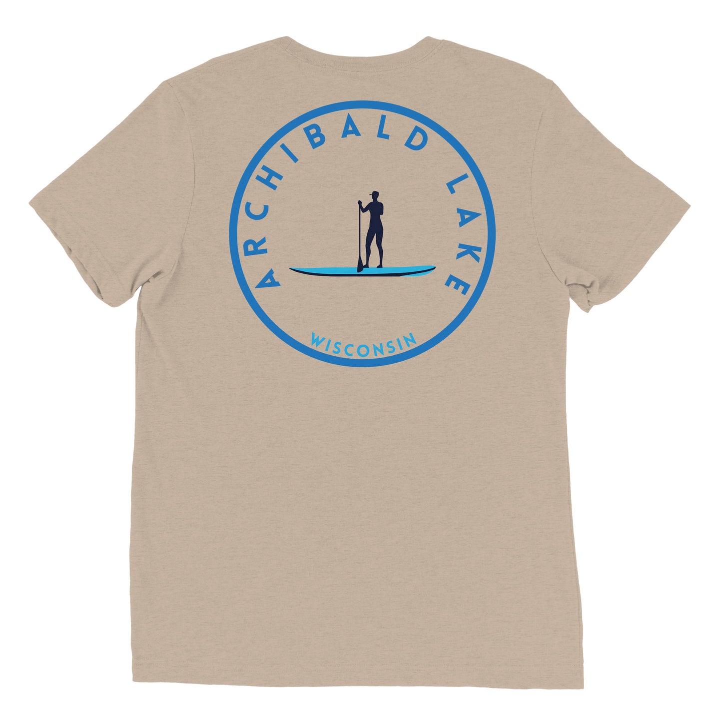 Archibald Lake Wisconsin Freshwater Paddle FB Short sleeve t-shirt