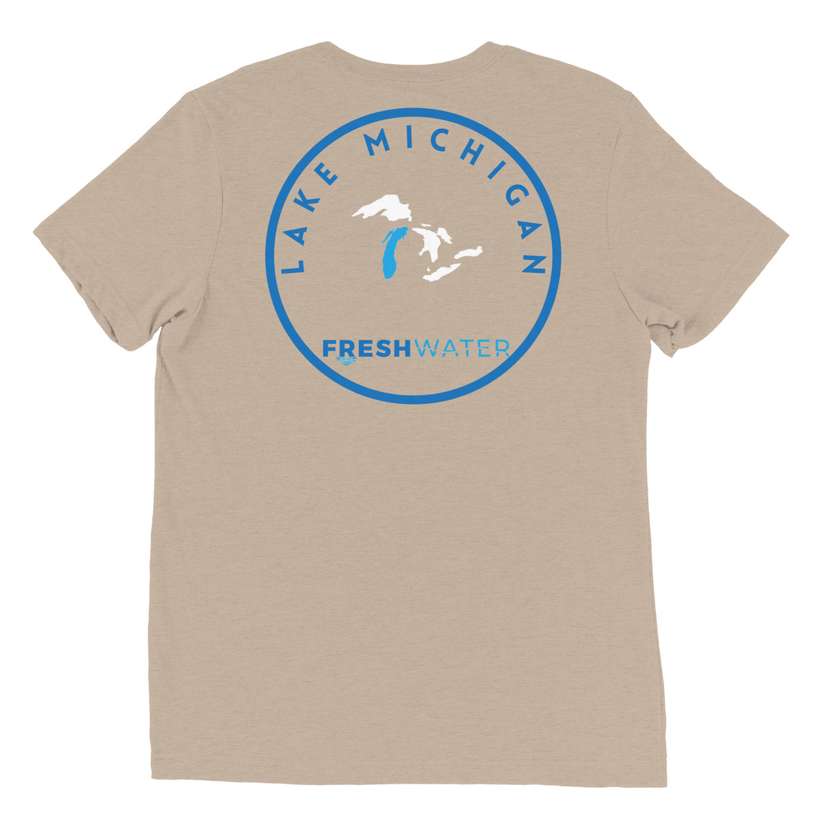 Lake Michigan Freshwater GL Short sleeve t-shirt