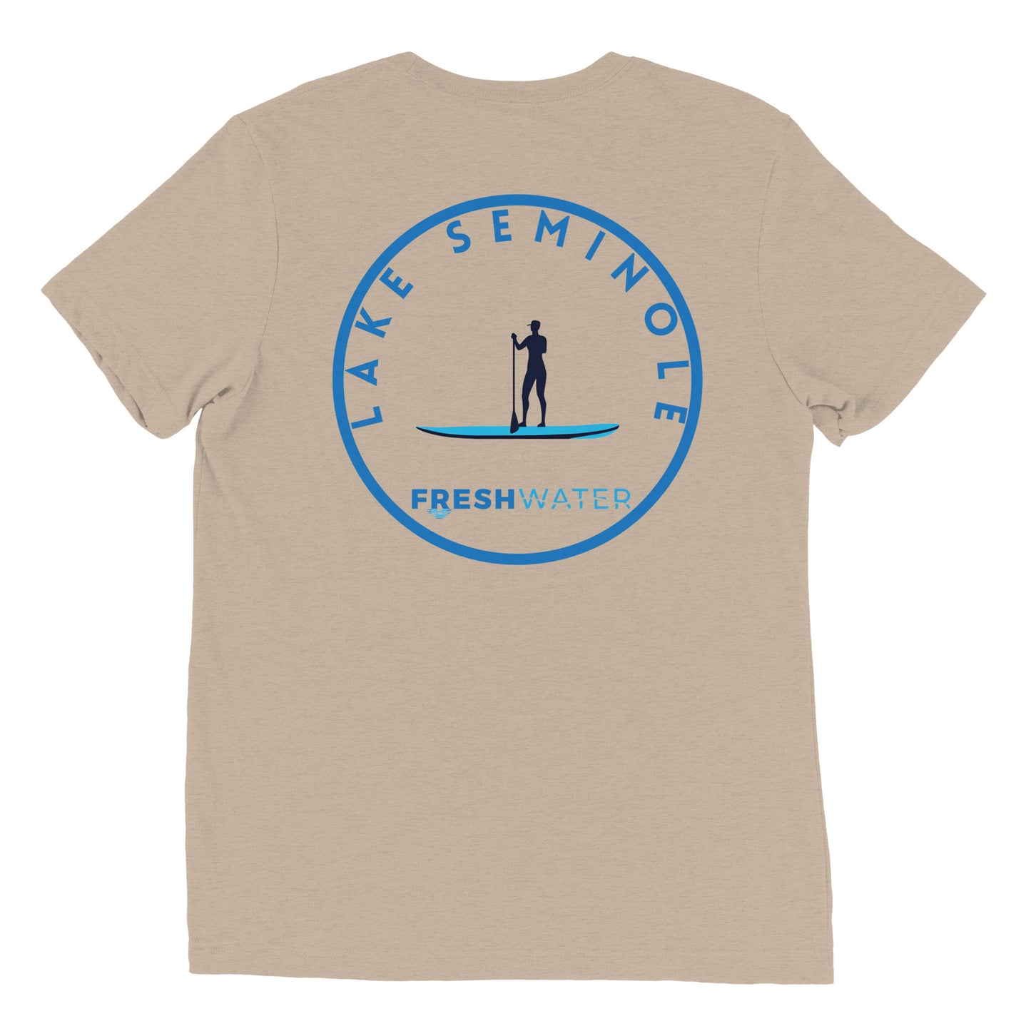 Lake Seminole Florida Georgia Alabama Freshwater Paddle Short sleeve t-shirt