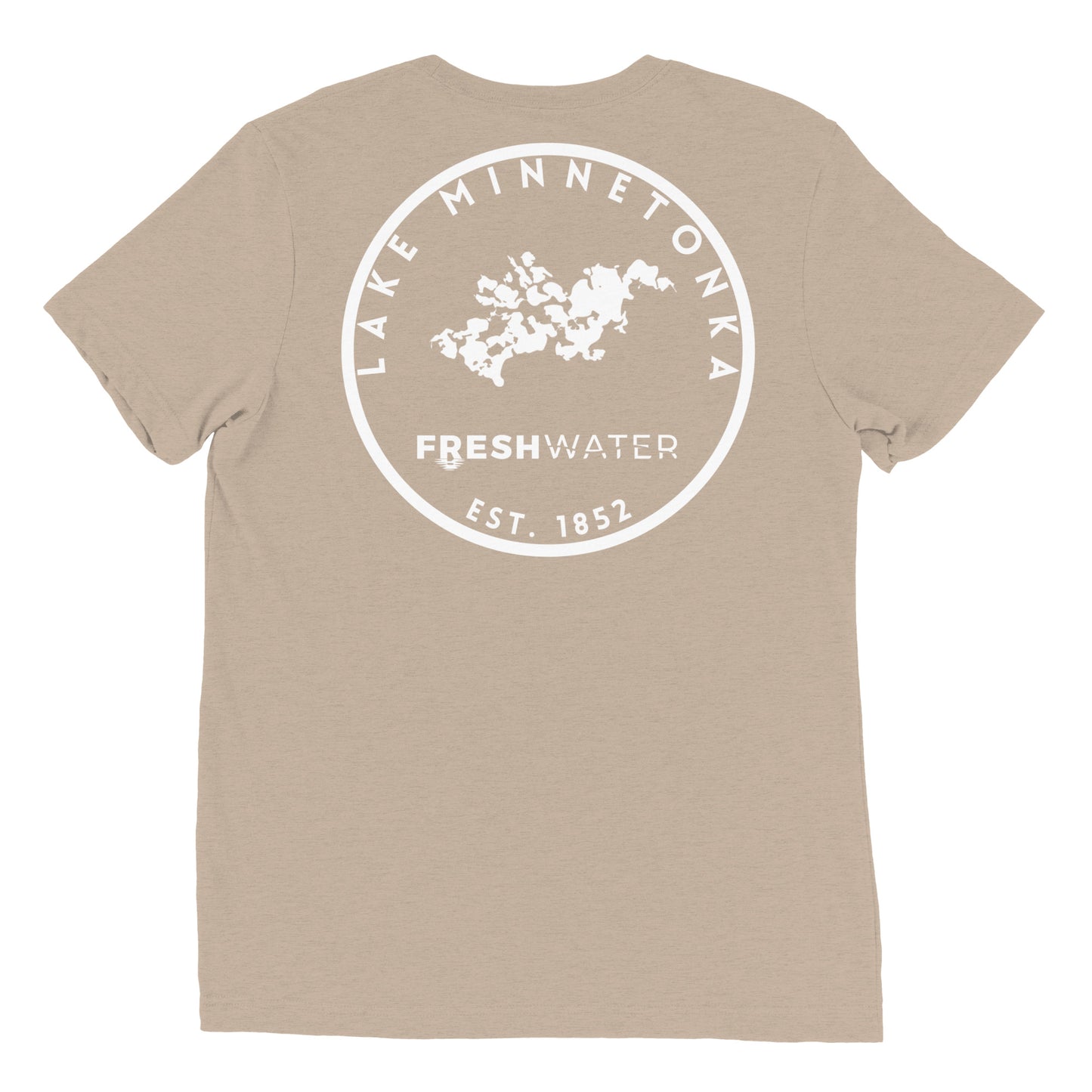 Lake Minnetonka Minnesota Freshwater LO BW Short sleeve t-shirt