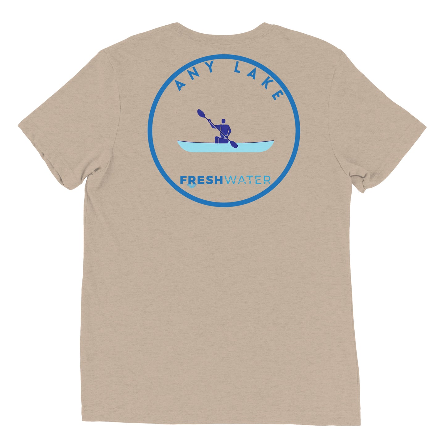 Custom Freshwater Kayak Short sleeve t-shirt
