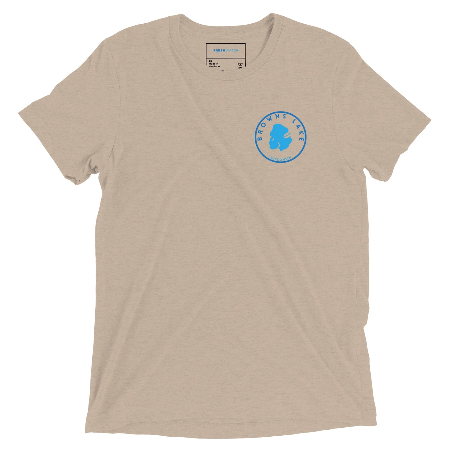 Browns Lake Wisconsin Freshwater SO Short sleeve t-shirt