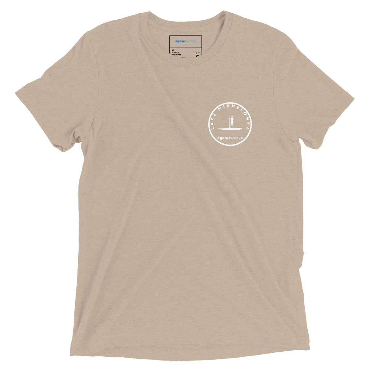 Lake Minnetonka Minnesota Freshwater Paddle BW Short sleeve t-shirt