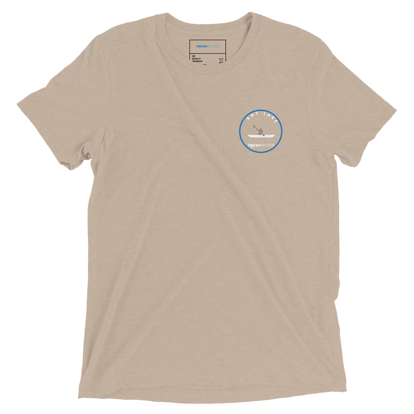 Custom Freshwater Kayak BW Short sleeve t-shirt