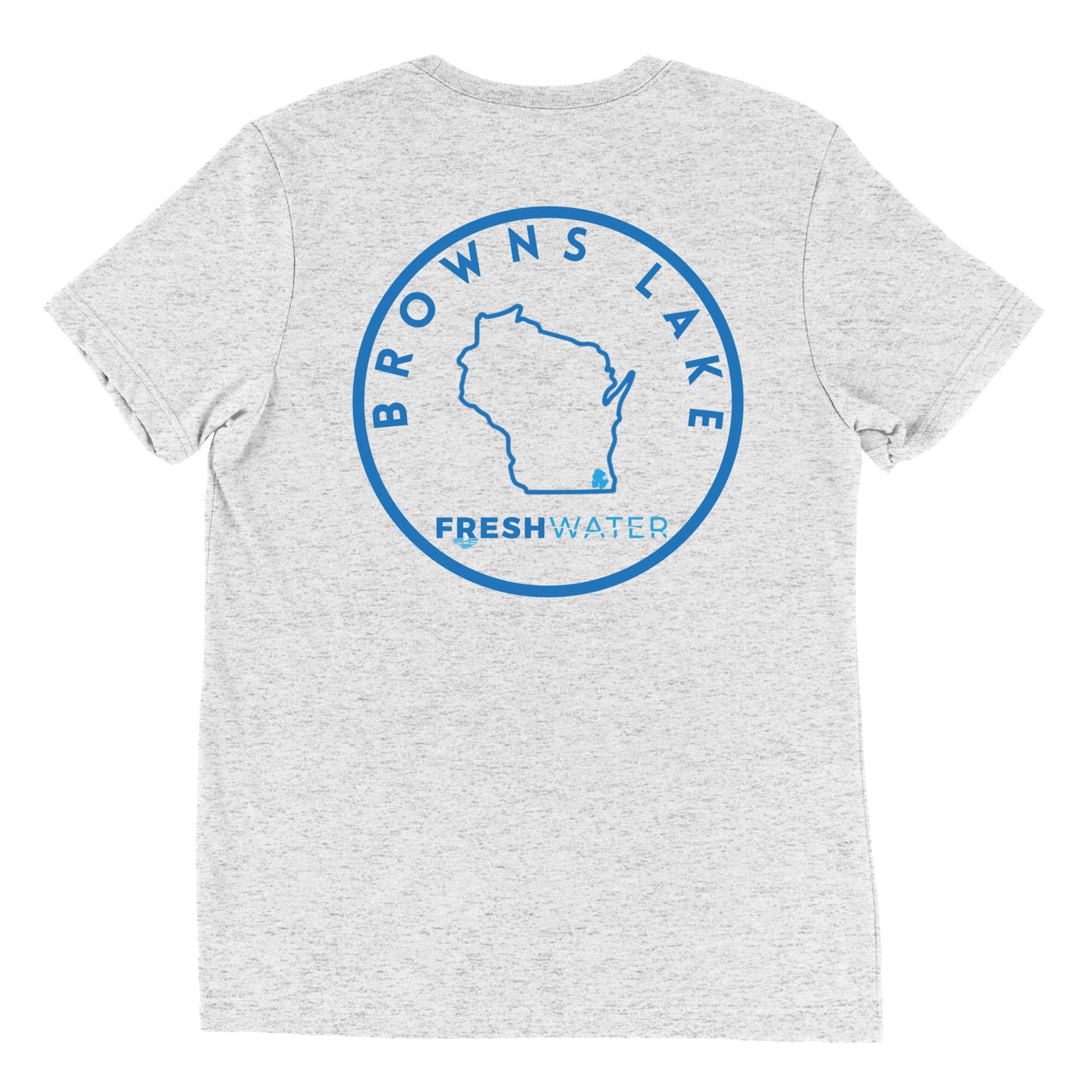 Browns Lake Wisconsin Freshwater SO Short sleeve t-shirt
