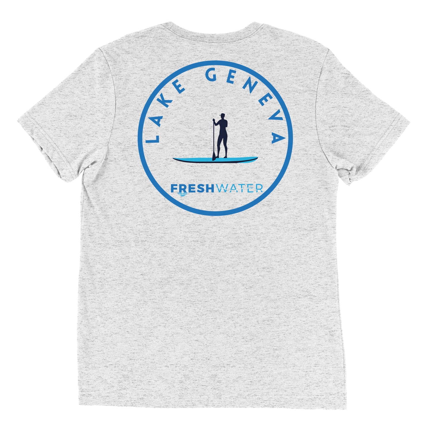 Lake Geneva Wisconsin Freshwater Paddle Short sleeve t-shirt