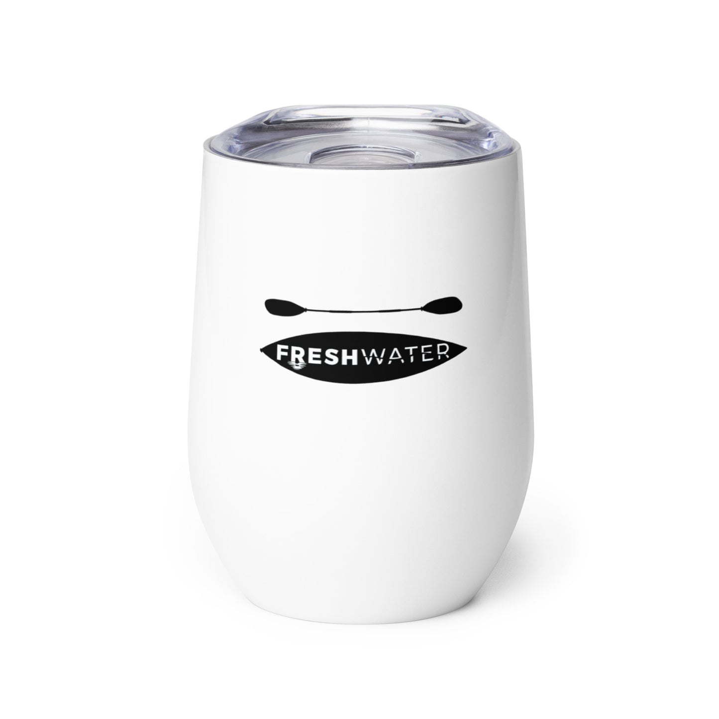 Freshwater Black/White Wine tumbler