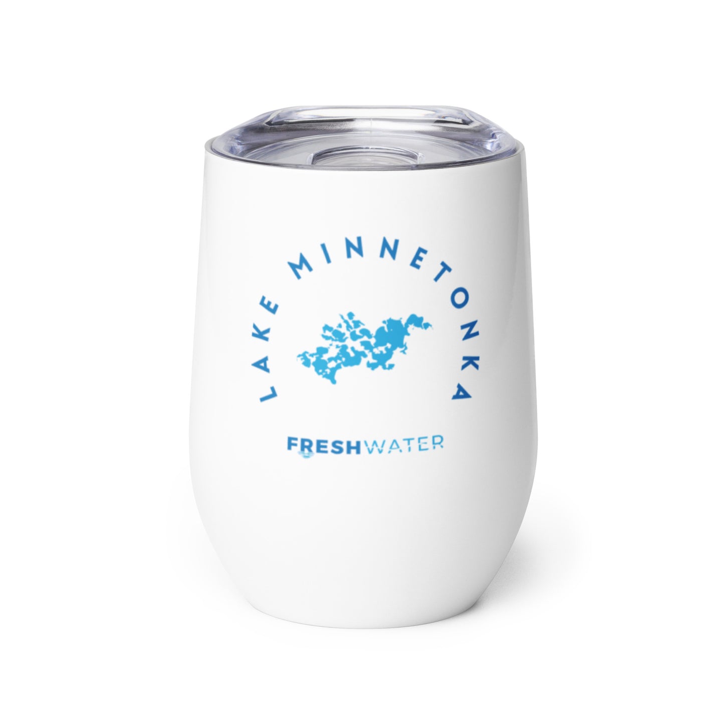 Freshwater Minnetonka Blue Wine tumbler