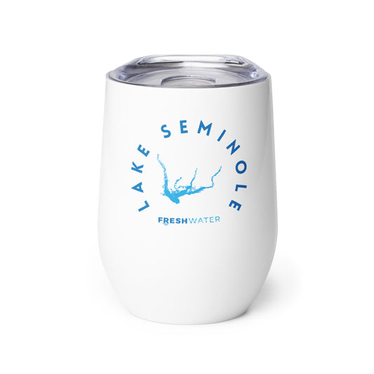 Lake Seminole Florida Freshwater Wine tumbler