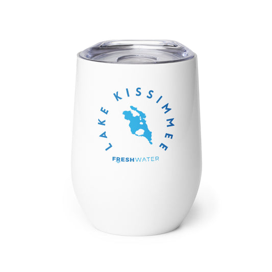 Lake Kissimmee Florida Freshwater Wine tumbler